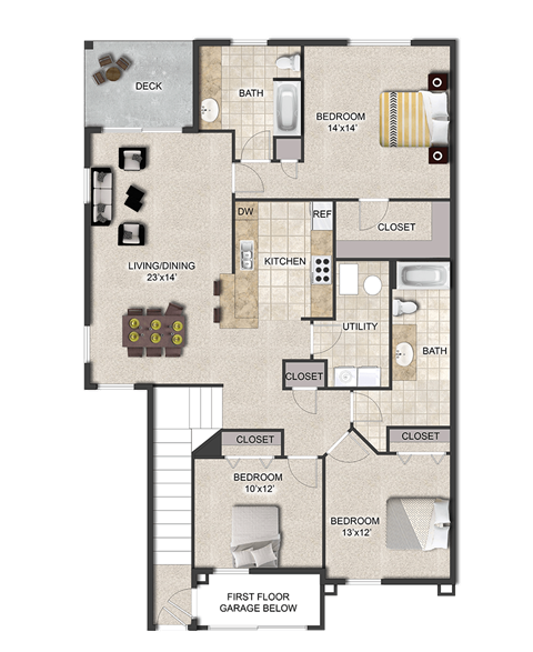 Pembrook Place Apartments Aspen Floor Plan